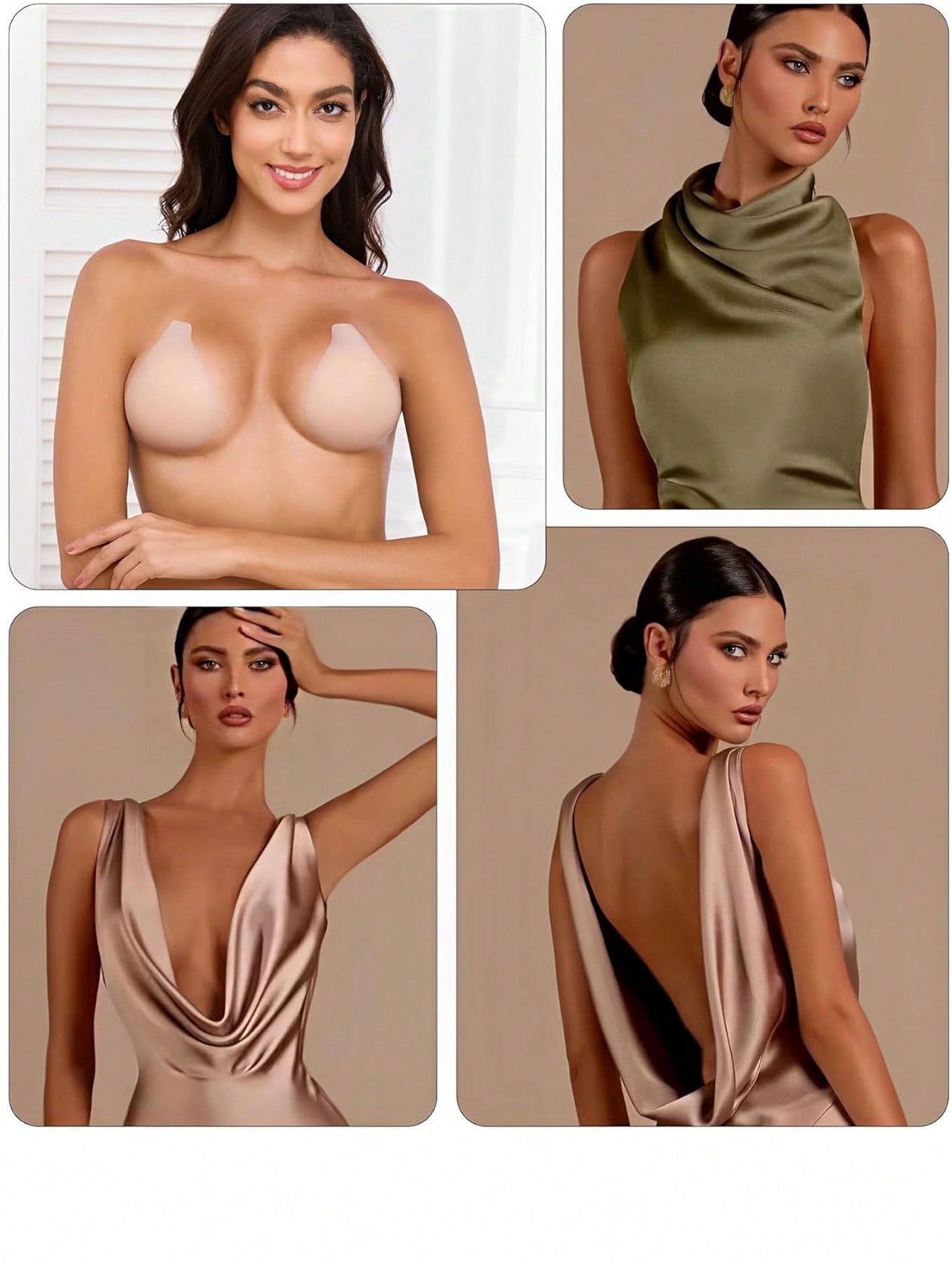 Nipple Cover Pasties - 1組追加 リフトアップ ニップルカバー 超シームレス 粘着性ブラジャー プッシュアップ
