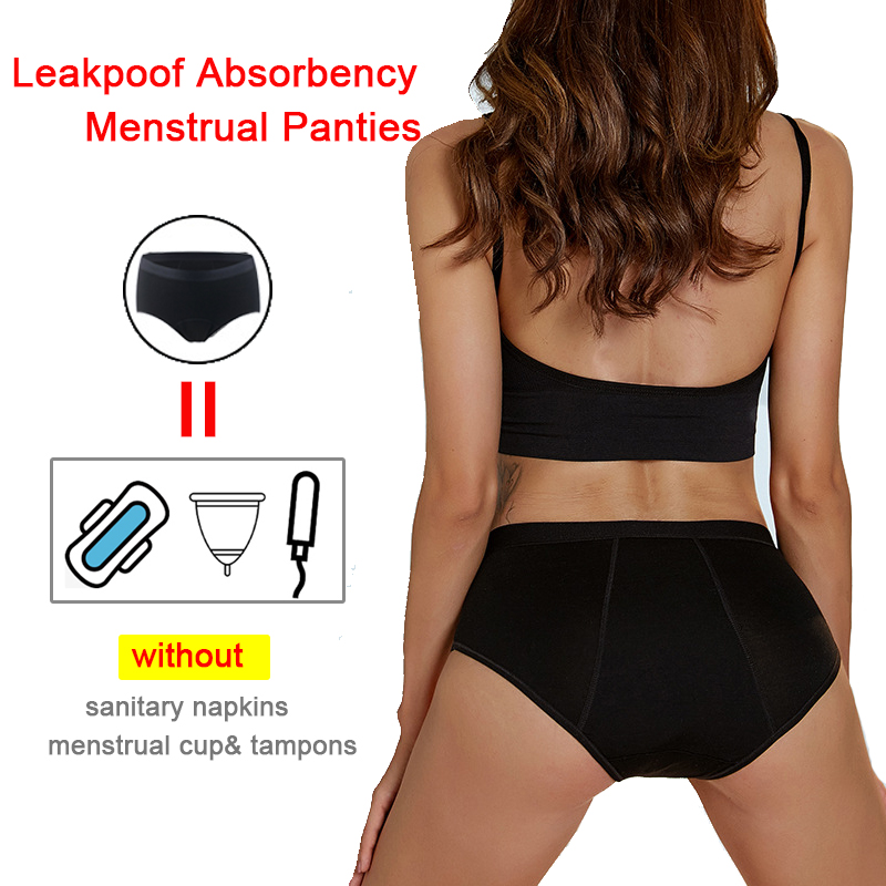 Period Panty Absorbent - 3 個ヘビーフロー月経パンティー 4 層女性期間生理下着 EU サイズ吸収性漏れ防止失禁ブリー