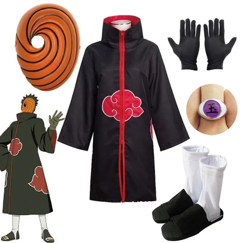 Boyshort Underwear - アニメ Obito コスプレ衣装男の子 Obito マスクカーニバルハロウィン衣装子供大人適切な身長 135