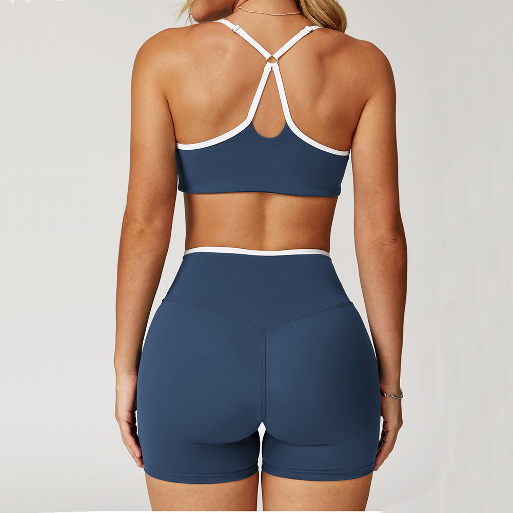 ジム下着女性のスポーツブラスポーツブラ汗防止通気性ヨガブラ耐 - Push Up Bra Padded のレビューと価格