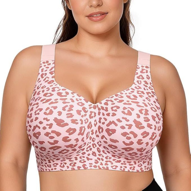 レオパード柄ゼリーブラ ノンワイヤー プッシュアップ ワイヤ - Push Up Bra Padded のレビューと価格
