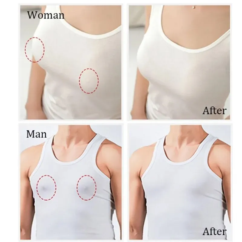100 個乳首ステッカー使い捨て目に見えない胸ステッカー不織 - Nipple Cover Pasties のレビューと価格