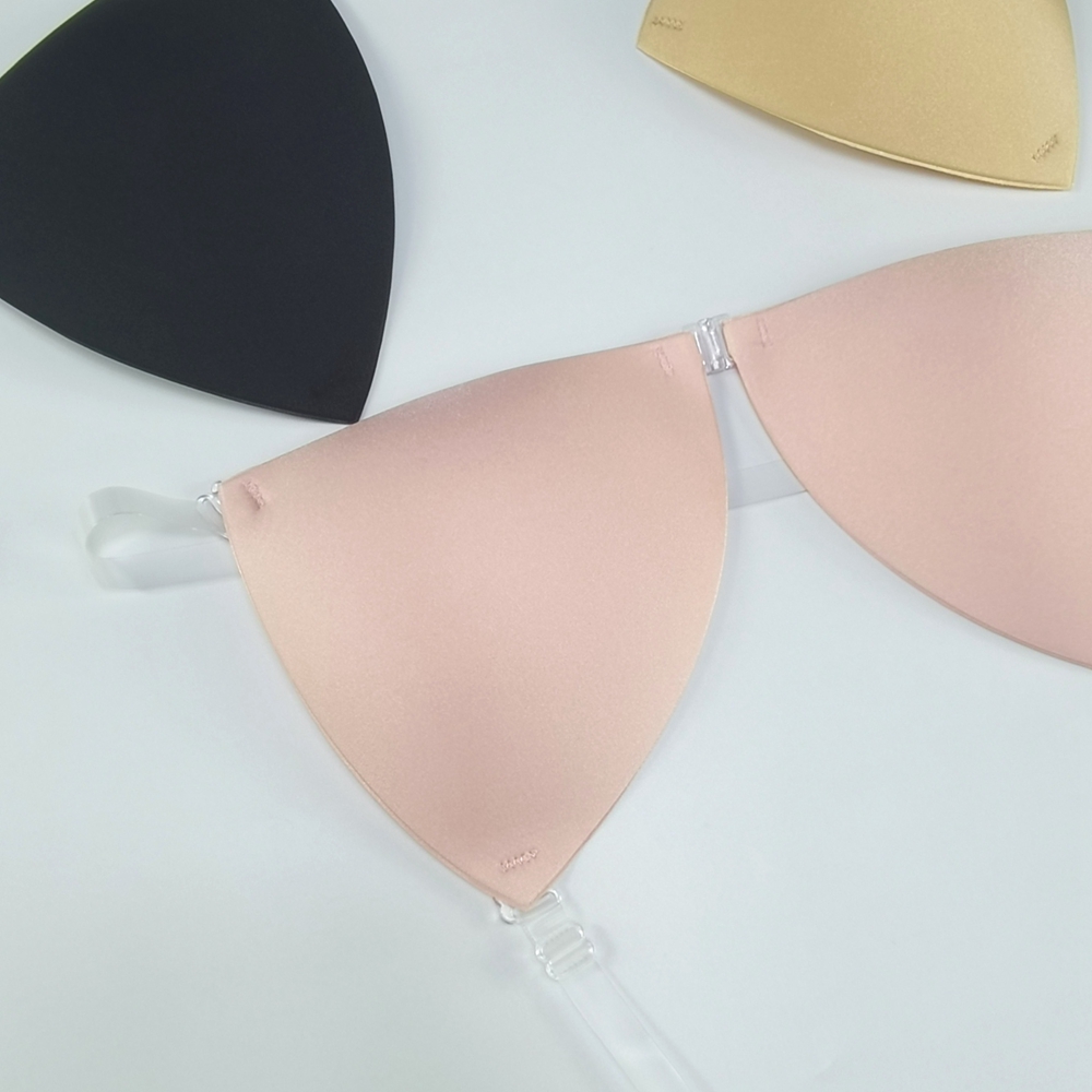 女性用粘着ブラ、背中開きウェディングドレス用シリコン製プラン - Nipple Cover Pasties のレビューと価格
